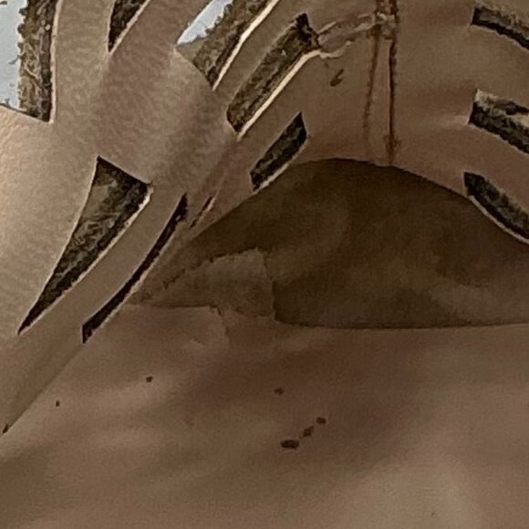 Franco Sarto Cork 4 1/2 " Wedge Sandals Size 9M, Tan - Picture 8 of 15